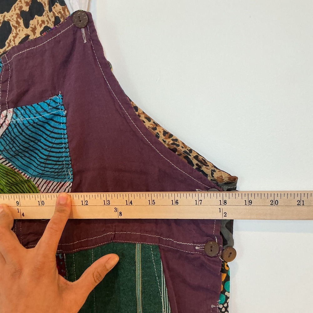 Boho Patchwork Halter Jumpsuit Like International… - image 5